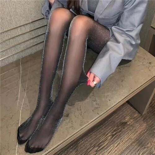 夏季薄款珠光透气显瘦连裤袜