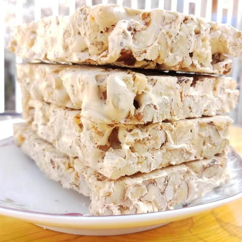 新疆特产和田传统手工制作白切糕玛仁糖坚果小吃200g