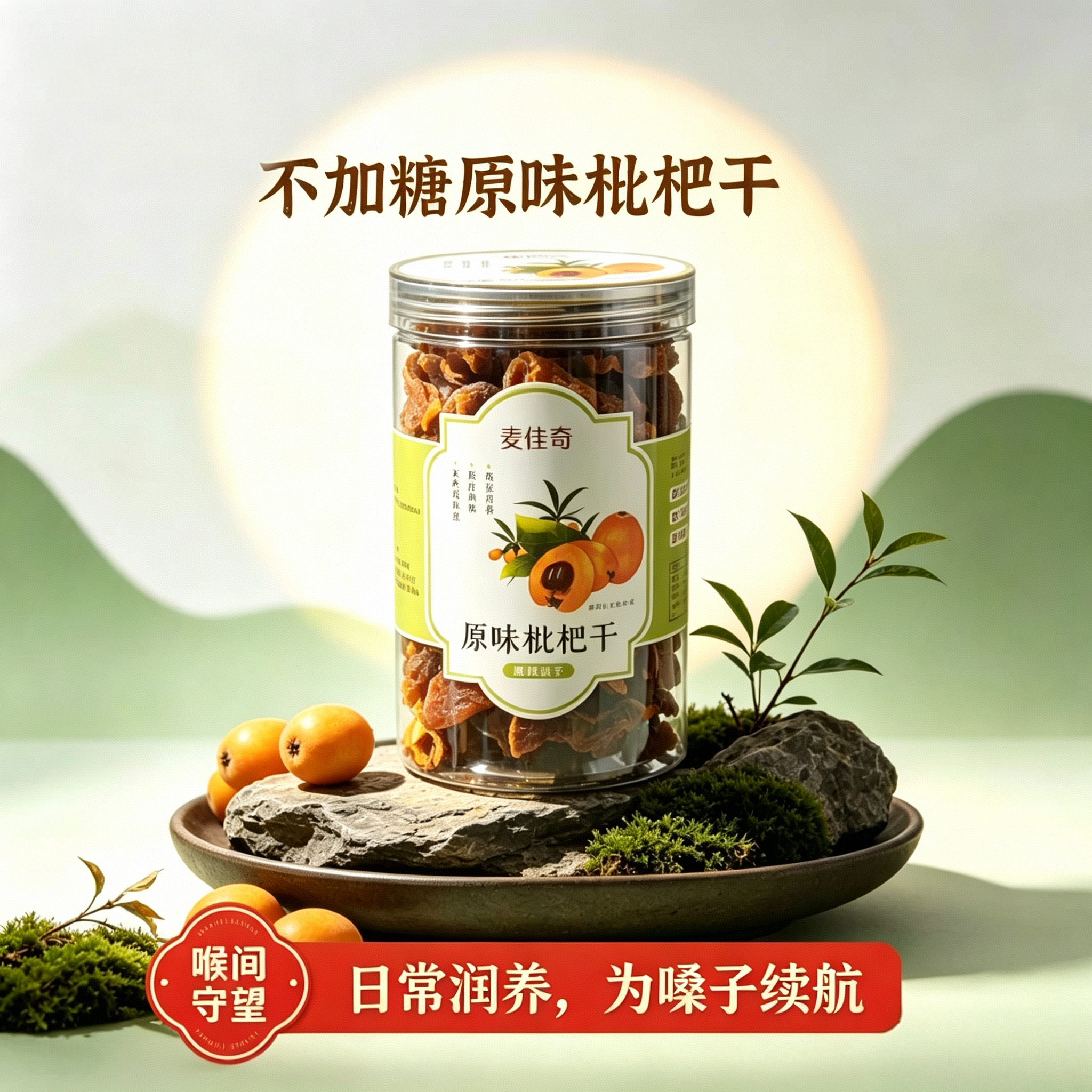 原味不加糖枇杷干泡水润喉正宗四川攀枝花无添加琵琶干非竹盐甘草