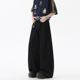 2025复古美式牛仔裤男夏直筒宽松弯刀裤休闲长裤A155-MJ216-TP58，男装牛仔裤，电商A155-1