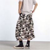 美式复古多口袋褶皱迷彩七分裤男夏宽松休闲裤潮A155-HC257-TP56，男装牛仔裤，电商A155-1