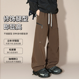 防水裤子男士美式宽松直筒工装休闲冲锋登山长裤A155-WD216-TP49，男装工装外套，电商A155-1