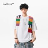 短袖t恤男夏潮流简约半袖上衣港风宽松休闲体恤衫A155-CLT10-TP40，男装T恤，电商A155-1