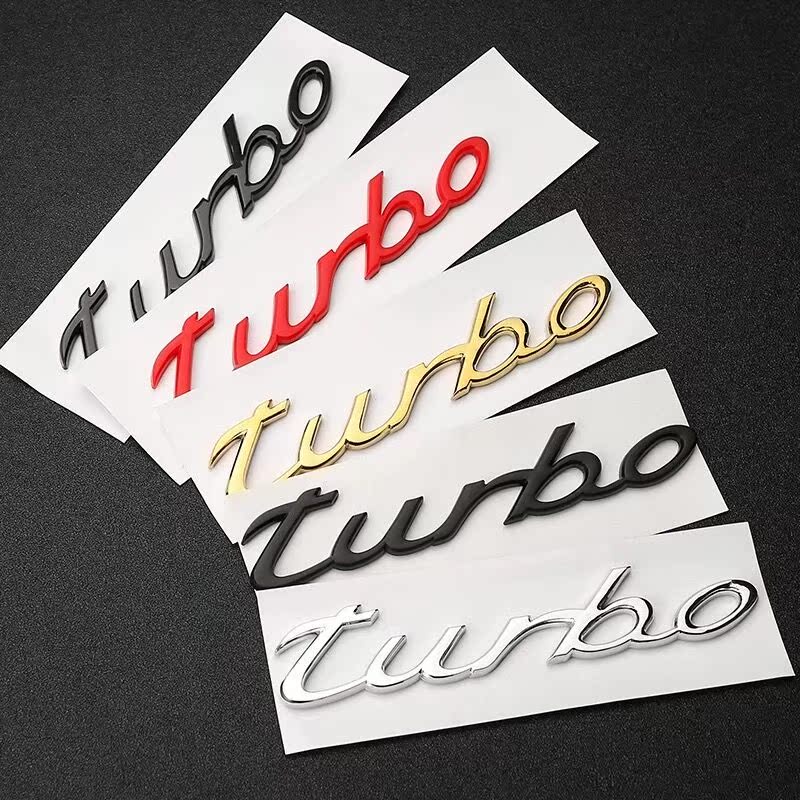 适用于保时捷车标卡宴macan帕拉梅拉改装字母911carrera后尾贴标