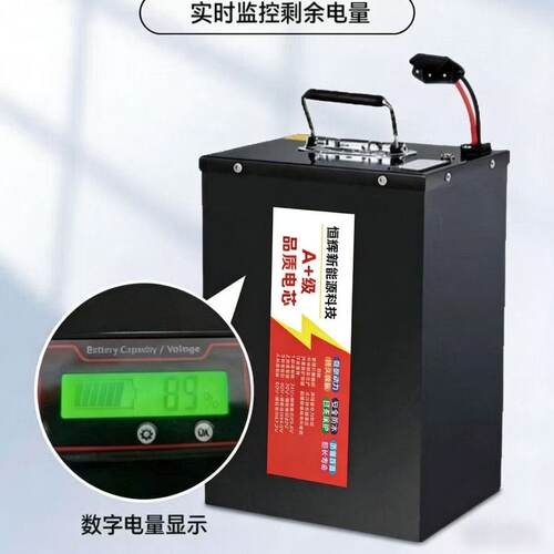 电动车锂电池60V72V25AH30AH磷酸铁锂国轩锂电池家用两轮车电瓶