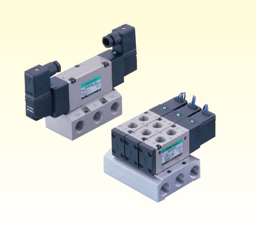 CKD原装正品先导式3 5通单体电磁阀4KA219-06-M1/B-DC24V-AC220V