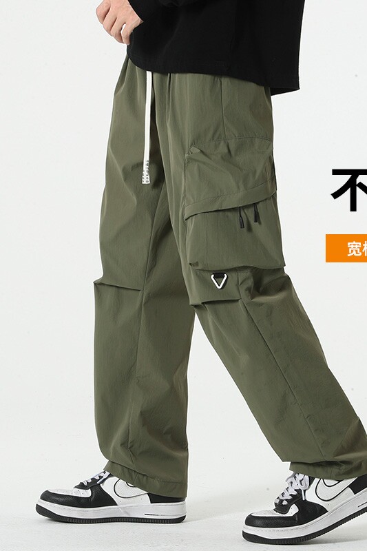 2024春季美式机能降落伞兵工装裤男宽松休闲长裤A155-DDK28-TP55,男装休闲裤,电商A155