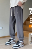 男士工装裤宽松百搭青少年抽绳运动束脚休闲裤男A155-DDK20-TP46，男装休闲裤，电商A155