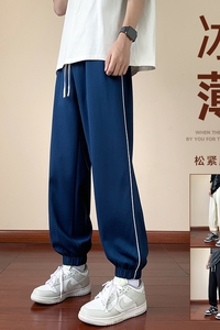 2023秋季青少年长裤宽松大码休闲裤男士卫裤束脚潮 A11-CK04-TP35图片