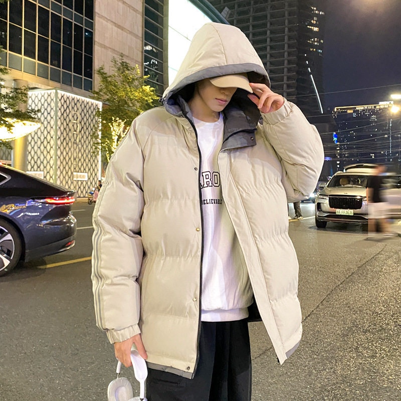 棉衣男冬季2024新款加厚外套宽松潮牌情侣面包服A155-JXM01-TP75,男装棉衣,电商A155