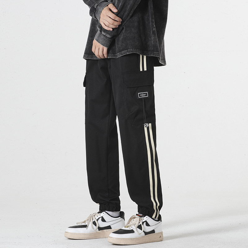 男士工装裤子潮青少年运动休闲裤宽松大码束脚裤A155-DDK19-TP47,男装休闲裤,电商A155