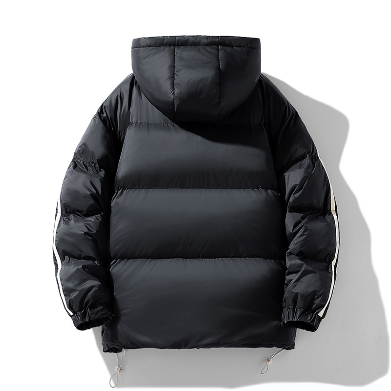 拼接撞色羽绒棉服男石墨烯连帽面包服情侣棉服A155-BBM10-TP110,男装棉衣,电商A155