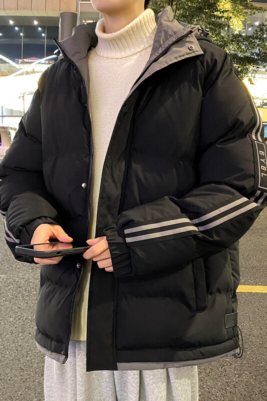 棉衣男冬季2024新款加厚外套宽松潮牌情侣面包服A155-JXM01-TP75,男装棉衣,电商A155