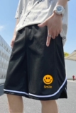 2024夏季冰丝短裤男士五分裤宽松大码港风休闲速干A155-K2216-P25，男装休闲裤，电商A155