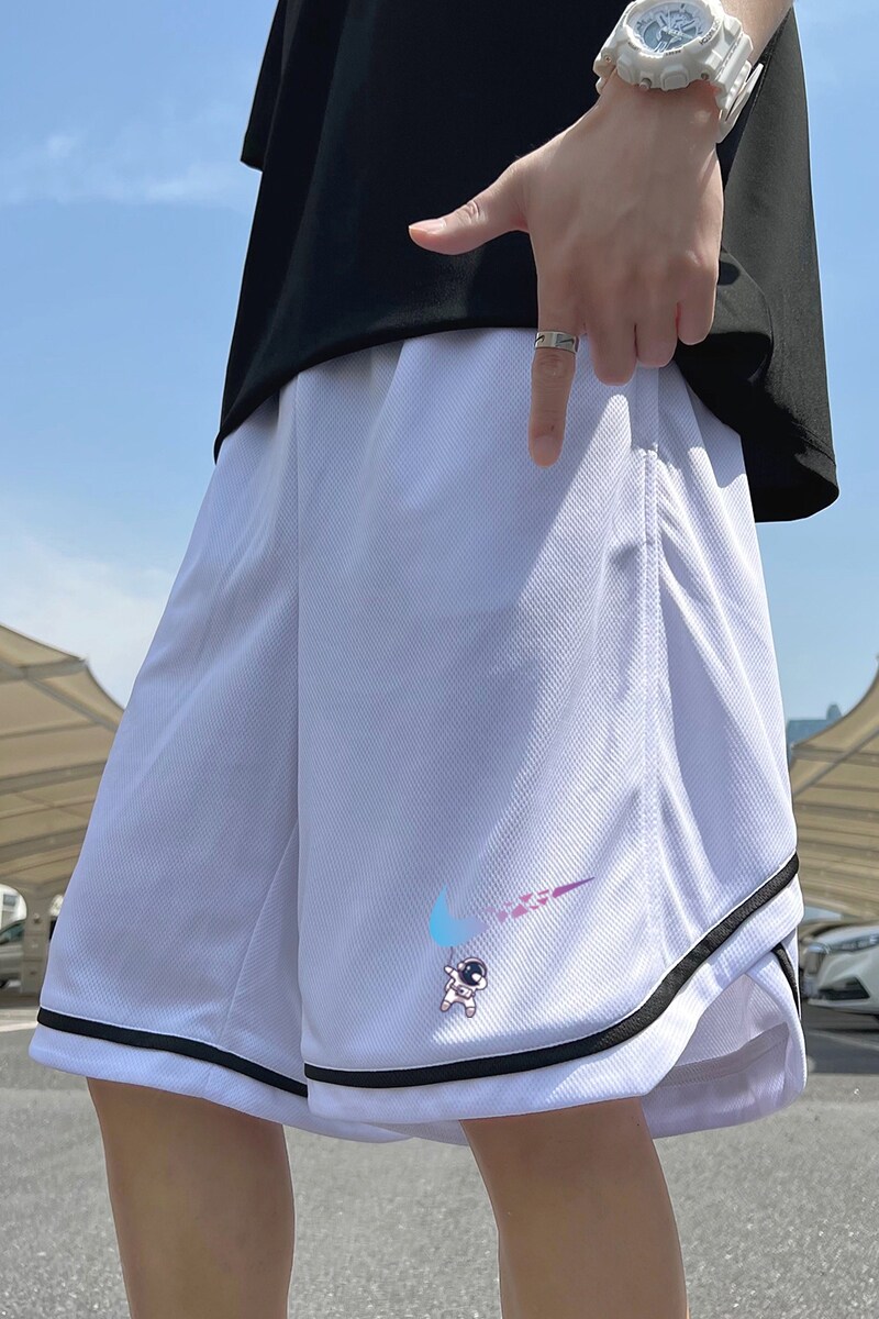 2024夏季冰丝短裤男士五分裤宽松大码港风休闲速干A155-K2280-P25,男装休闲裤,电商A155