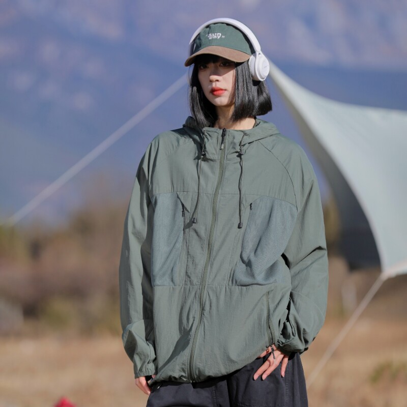 2024春夏冰感防晒衣男户外夹克情侣外套潮流休闲A155-MFS03-TP59,男装防晒衣,电商A155