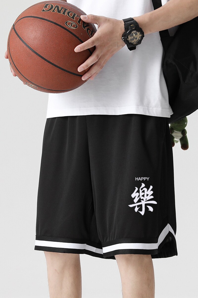 2024春夏冰丝短裤男五分裤宽松大码直筒速干篮球裤A155-K865-P25,男装休闲裤,电商A155
