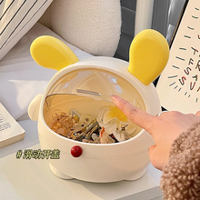 可爱高颜值发饰盒桌面整理盒大容量儿童女孩发圈头绳首饰收纳盒子