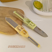 多功能水果刀削皮刀二合一家用便携宿舍用学生削皮器刮皮刀瓜刨