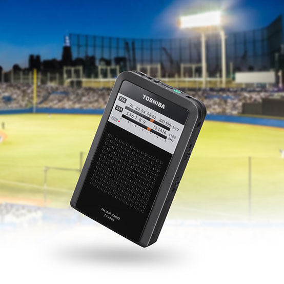 日本代购 东芝 TY-APR5/APR4 FM/AM调频收音机迷你便携式可外放