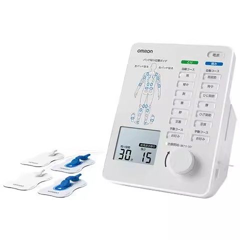 日本代购 Omron/欧姆龙电疗周波器HV-F5500/HV-F5300低频按摩仪