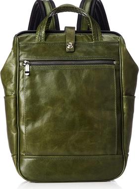 日本代购 ARTPHERE CAVALLO 日本制 男 女款真皮马皮小号双肩背包