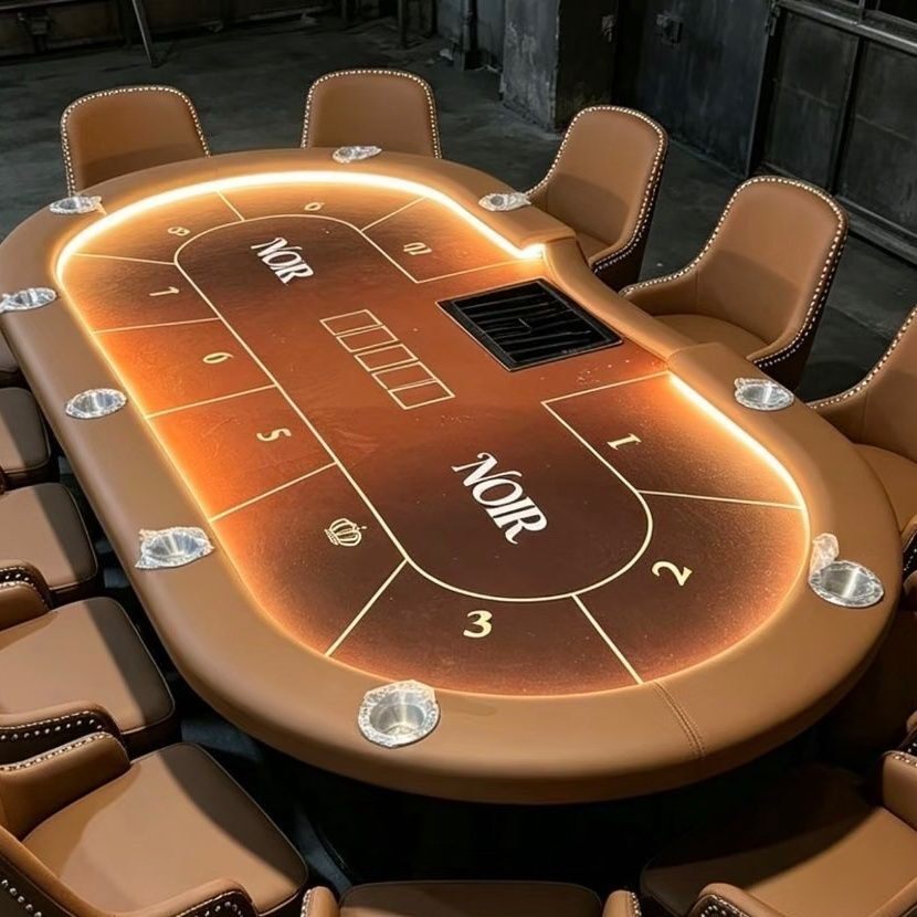 厂家直销定制高端店铺德州扑克竞技俱乐部桌面棋牌室包邮专用牌桌