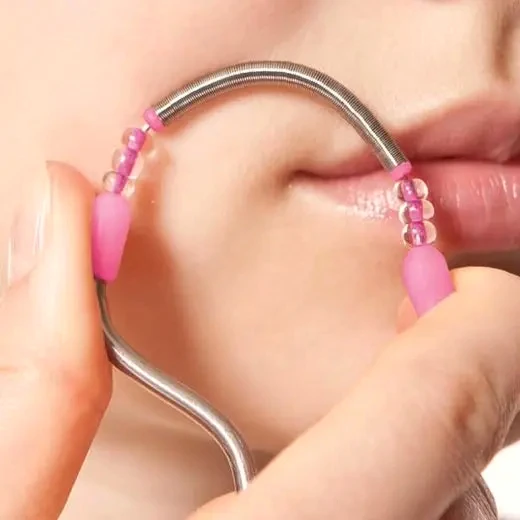 面部拔毛器挽面器弹簧绞脸开脸器面部拔毛去脸毛汗毛唇毛全身通用