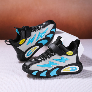 CEO ABC童鞋男童运动鞋2026春夏季新款皮面防水中大童儿童休闲鞋