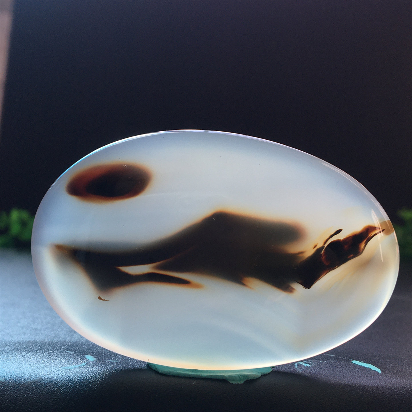 马料海洋玉髓吊坠方牌风景奇石草花玛瑙摆件一景一物精品像形W