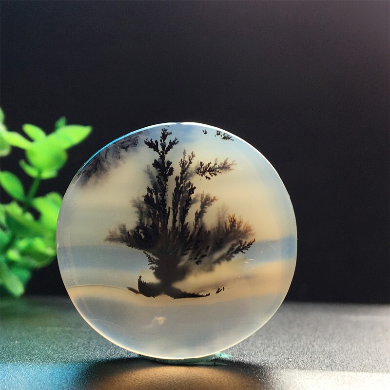 马料海洋玉髓吊坠方牌风景奇石草花玛瑙摆件一景一物精品像形t3