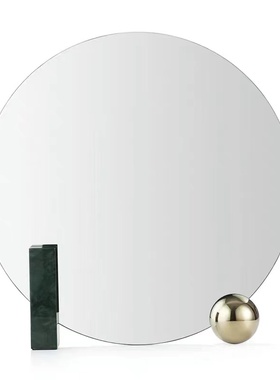 北欧天然大理石几何托盘隔热