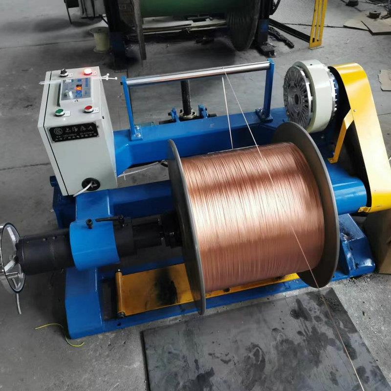 动定制磁粉张力放线机线电缆属钢丝绳电金丝被放线机WVQ复绕机倒