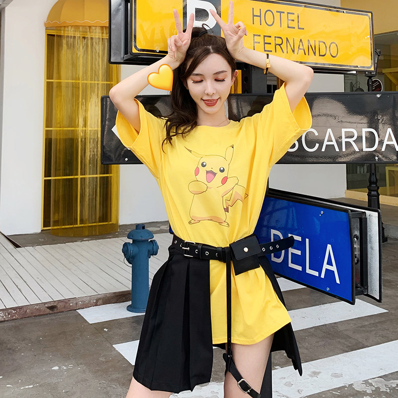 Ade独家定制 个性不规则半身裙女夏季黑色a字短裙腰带时尚百褶裙在类目 女装/女士精品, 半身裙中 - 来自Buy2taobao.com提供专业的淘宝代购服务