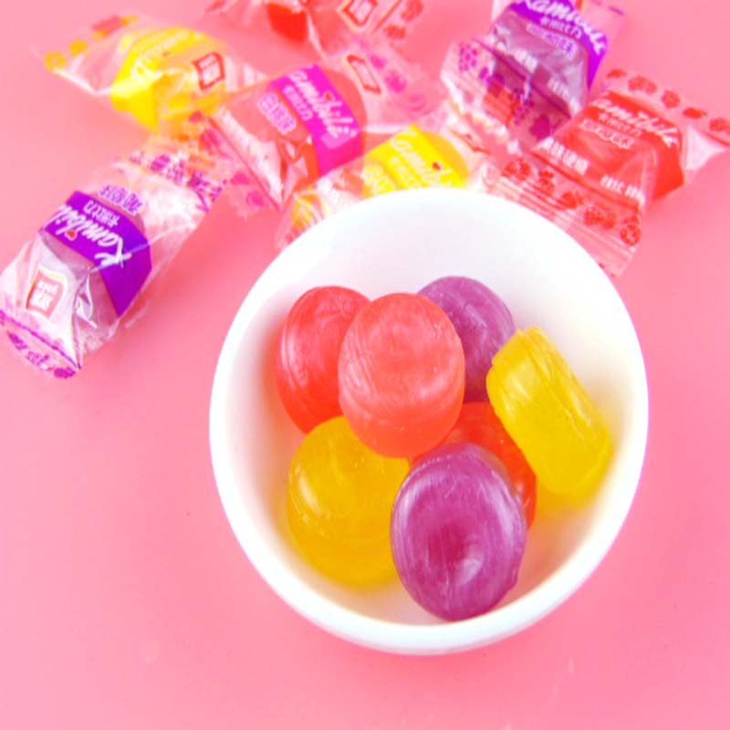 雅客卡米比力多种口味水果糖硬糖结婚喜糖休闲小零食散装年货糖果