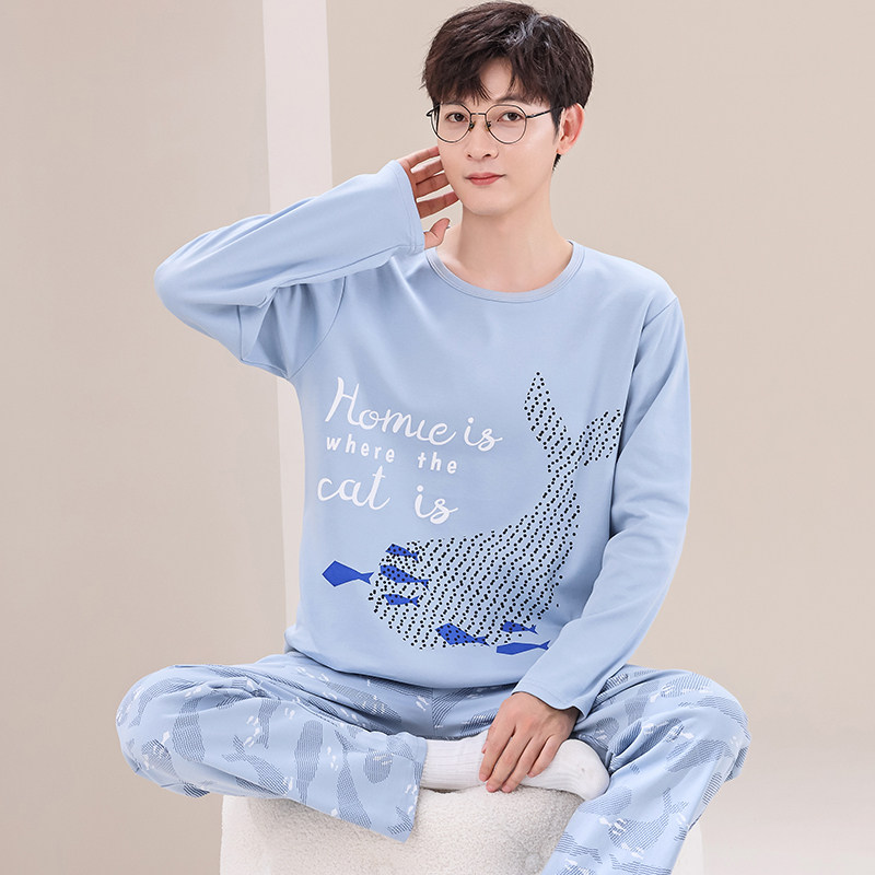 大童睡衣男生2022年新款冬季男童男款学生春秋款火影忍者长袖套装