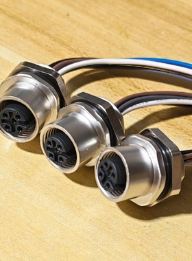 WAIN唯恩连接器M12-F05A-BK-PG9-W0.25圆形五针插座1630053024001