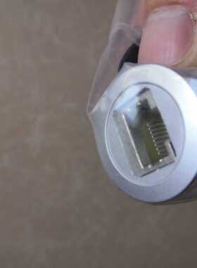 HARTING连接器网络头09454521560网线8芯圆形RJ45-CAT-6超6类浩亭