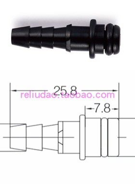 WAIN唯恩连接器PCM-6.0气针6MM适合HMP-002两孔模块8mm管原装现货