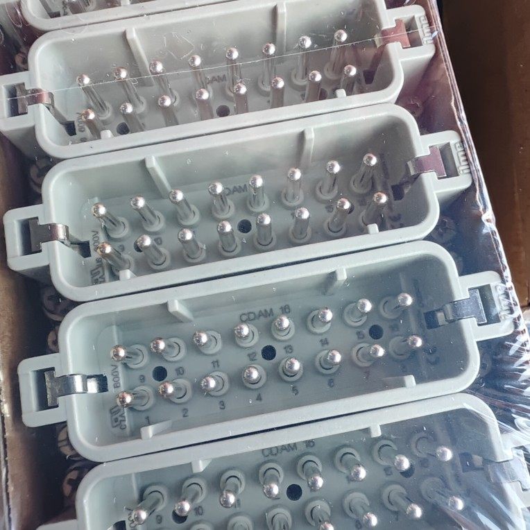 ILME连接器CDAM-16公芯16A/250V/4KV/3意尔玛ITALY全新原装现货