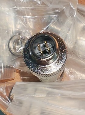 WAIN连接器M12-M04D-T-D8-SH公芯1632044112002四针CAT5屏蔽原装