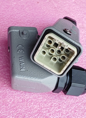 WAIN连接器HQ-012-0-MC公芯HQ-012-0-FC母芯10A/250V唯恩原装12孔