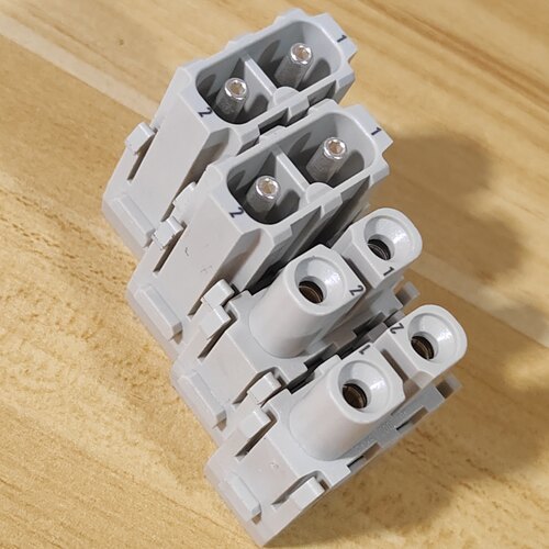 HARTING连接器09140022604公母插芯09140042704德国40A/690V浩亭
