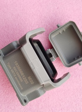 HARTING浩亭连接器19300061255高底座HAN-6B-ASG1-LB-M20带盖原装