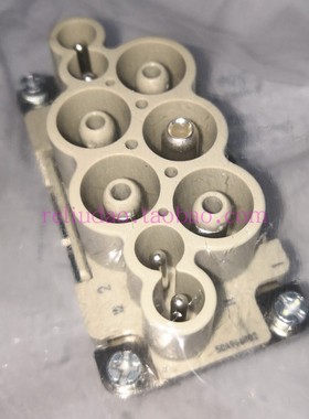 HARTING连接器09380082601公芯HAN-K4/4-M真空63A/16A/6-16MM原装