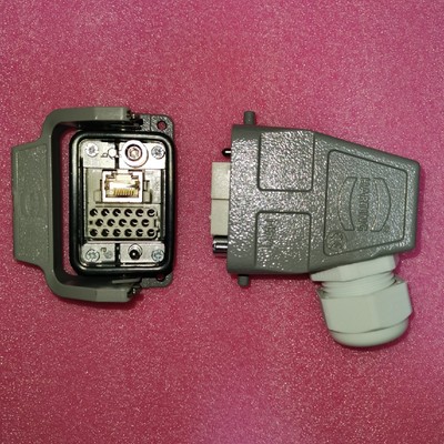 HARTING连接器RJ45-17P网线组合插头10A/250V德国原装09140173001