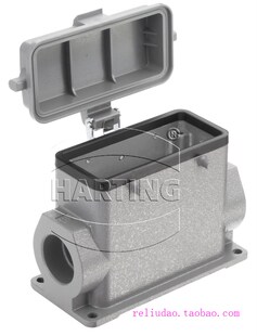 HARTING连接器09300161260高底座HAN-16B-4B-PG表面安装 德国原装