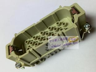 现货 M冷压型10A原装 HARTING浩亭连接器09210403001公芯HAN 40D