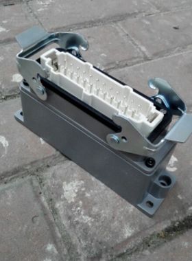 JMS连接器24P矩形HE-024-M模具插座24芯接线盒 24针插头JXH-1P2P3