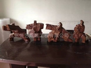 定做打太极抽像人物玻璃钢铸铜防铜雕塑景观小品小区雕塑摆件